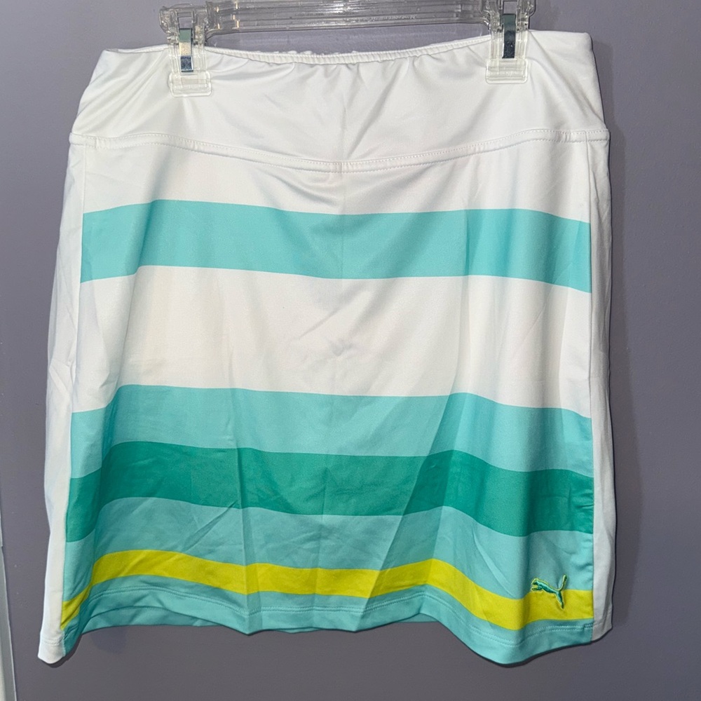 Puma White Athletic Skirt